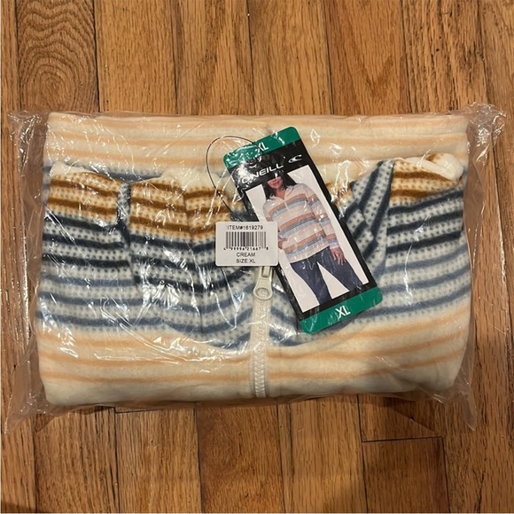 O’Neill Ladies Women Half Zip Polar Fleece Hoodie - CREAM - Picture 5 of 5